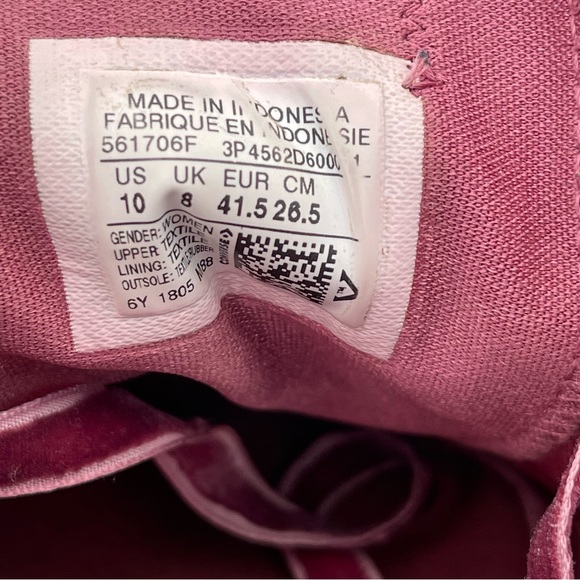 Converse Shoes Womens Size 10 Mens 8 All Star Red Maroon Suede Lace Up - Picture 10 of 12